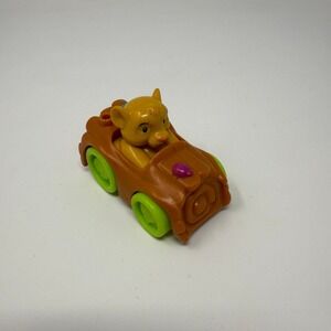 Fisher Price Little People Wheelies Lion King Simba Lion Mini Car